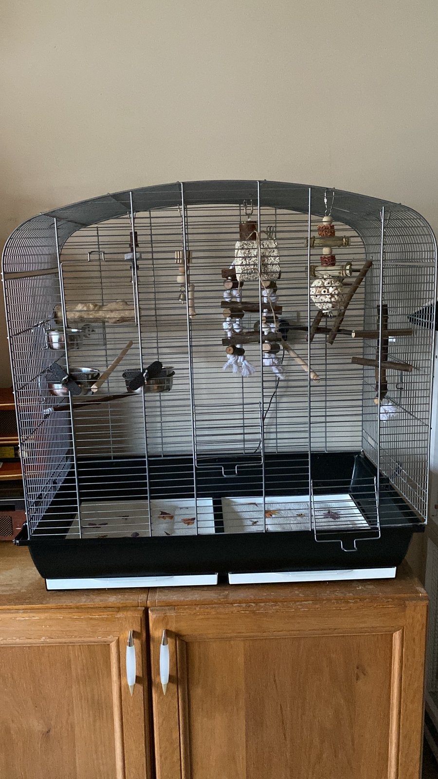 Cage à oiseaux spacieuse, Enlèvement, Utilisé