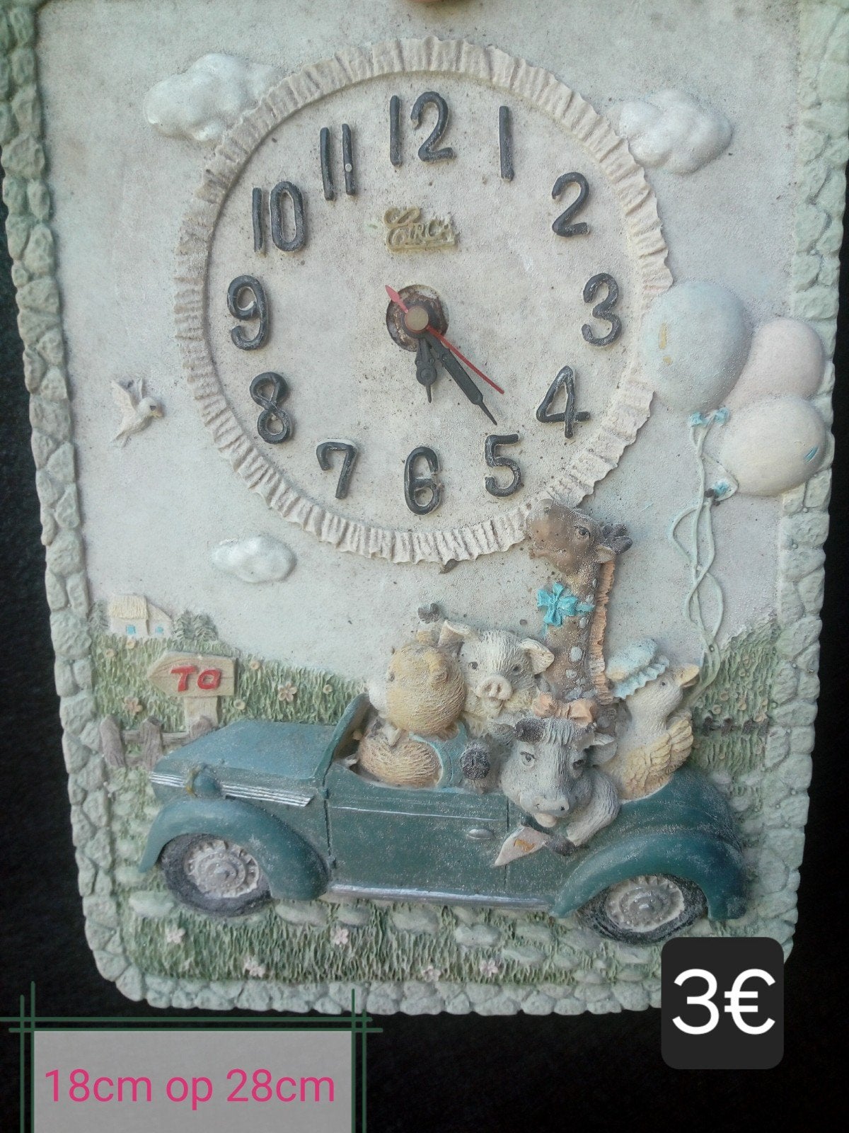 Vintage klokje, Maison & Meubles, Accessoires pour la Maison | Horloges, Enlèvement ou Envoi