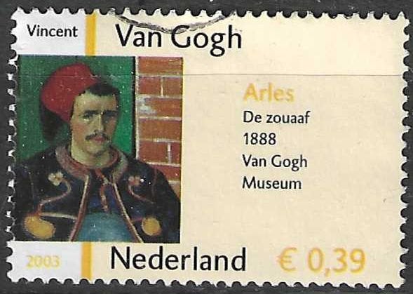 Nederland 2003 - Yvert 2001 - Vincent van Gogh (ST), Postzegels en Munten, Verzenden, Gestempeld