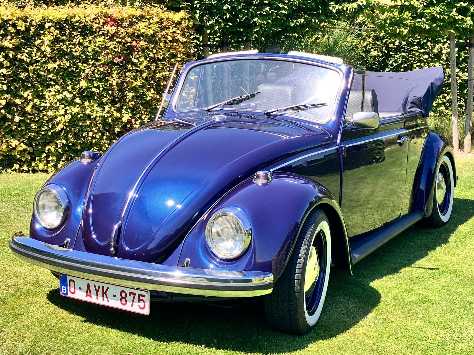 VW Kever 1500 van 1968, Auto's, Achterwielaandrijving, Zwart, Cabriolet, Handgeschakeld