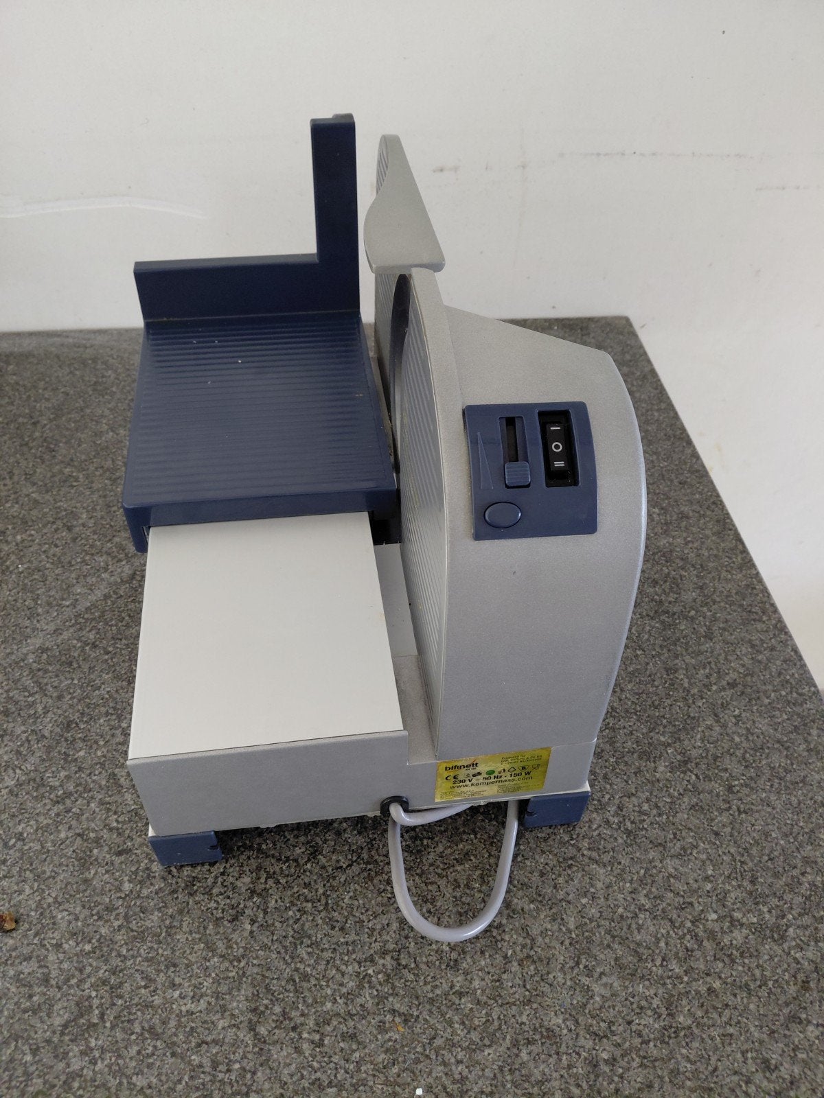 snijmachine bifinett, Huis en Inrichting, Keuken | Keukenbenodigdheden, Ophalen, Gebruikt, Metaal, Grijs