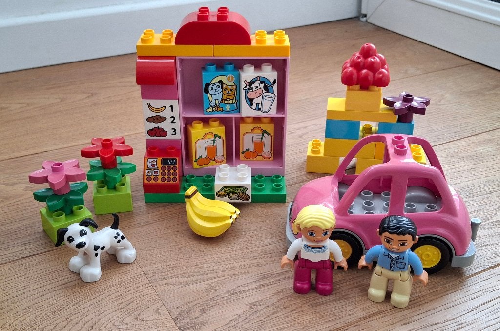 DUPLO LEGO supermarkt 10546, Ophalen, City, Zo goed als nieuw, Compleet