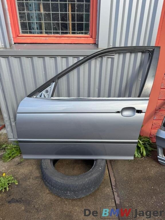 Portier linksvoor grijs BMW 3-serie E46 41517034151, Gebruikt, Deur, Voor, Ophalen of Verzenden