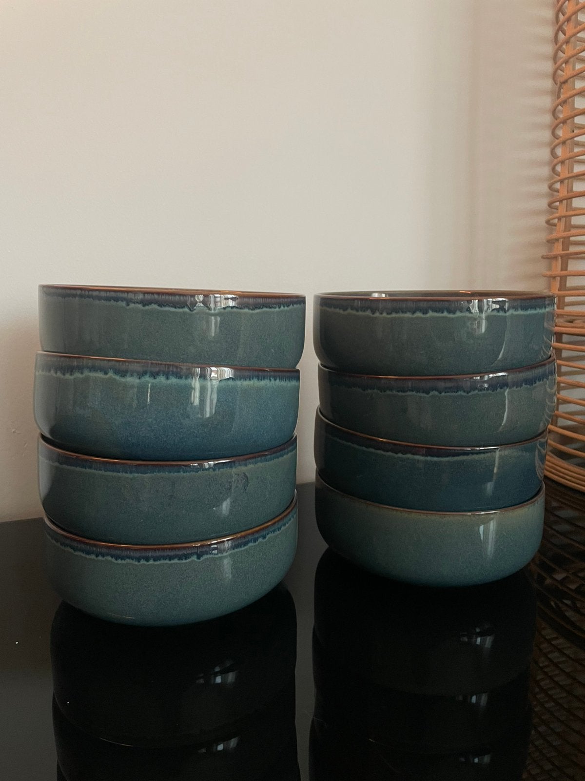 Villeroy & Boch Like set (8) kommen in blauw, Maison & Meubles, Cuisine | Vaisselle, Comme neuf, Récipient(s), Enlèvement
