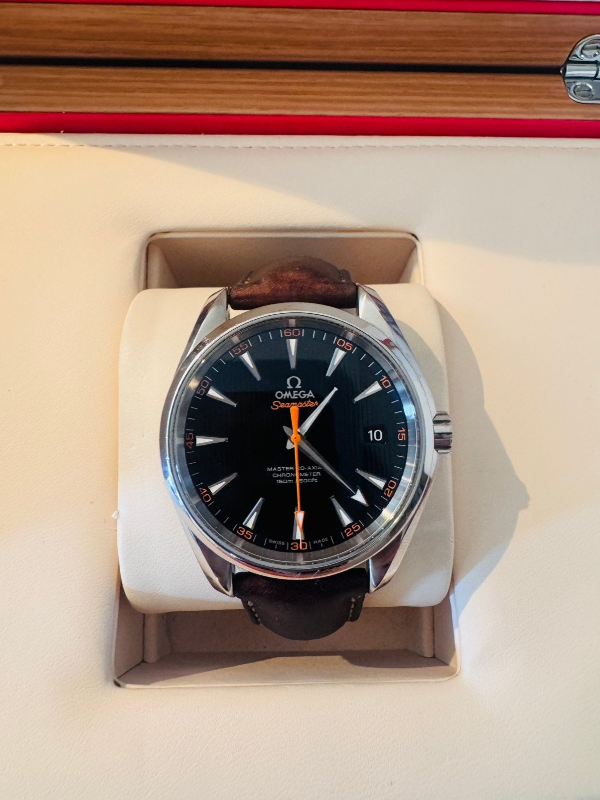 Omega Aqua terra 231.12.42.21.01.002, Handtassen en Accessoires, Horloges | Heren, Ophalen of Verzenden, Zo goed als nieuw, Omega