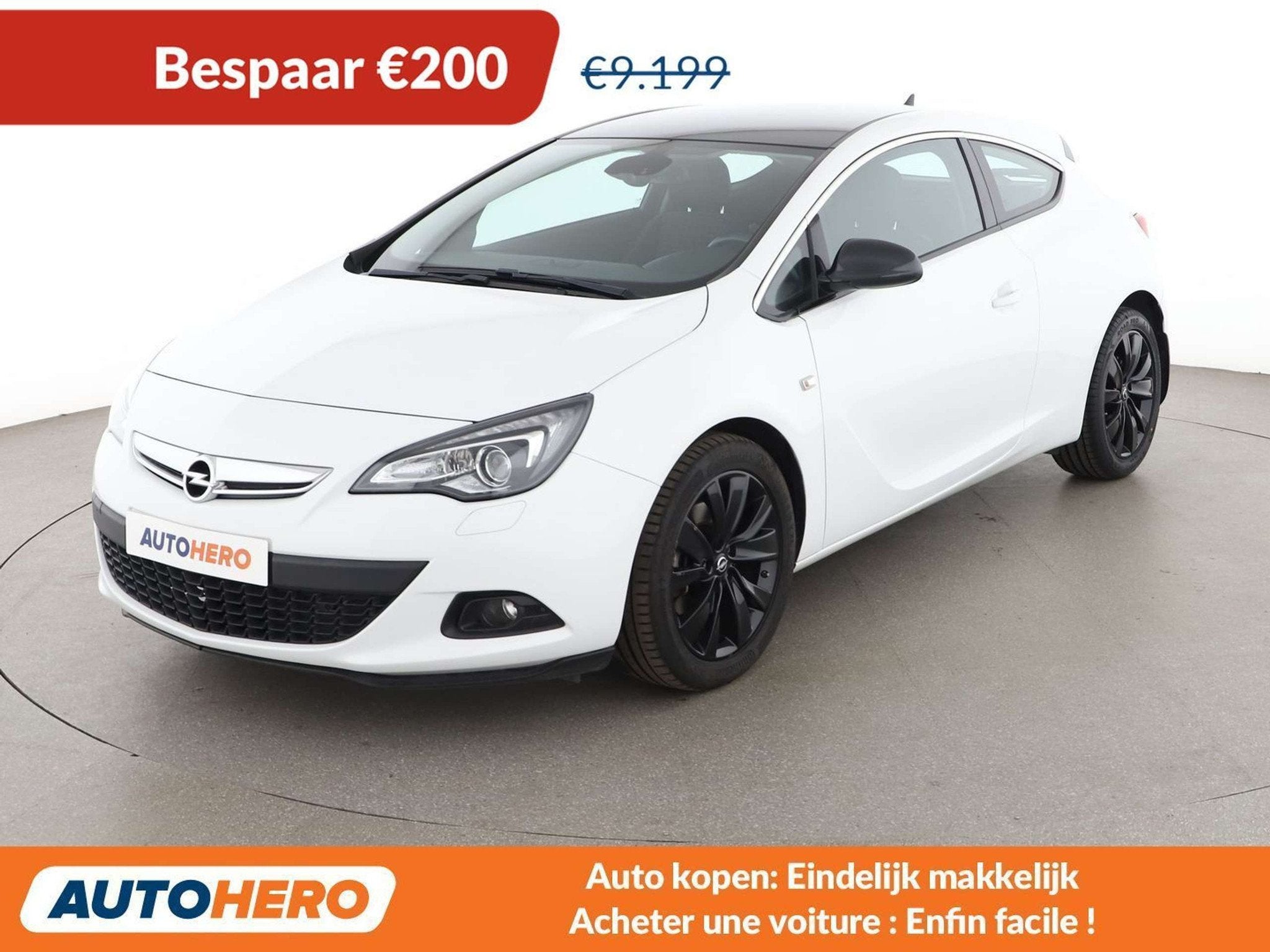 Opel Astra 1.4 Turbo Basis (bj 2016), Auto's, Voorwielaandrijving, Gebruikt, Zwart, Overige brandstoffen