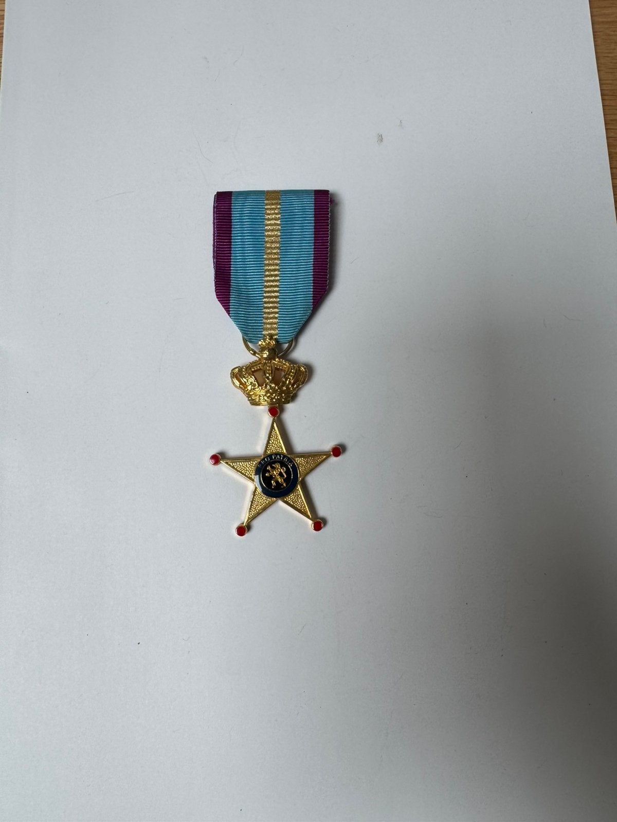 Erekruis Militaire Dienst in het Buitenland 1ste klasse, Verzamelen, Ophalen of Verzenden, Lintje, Medaille of Wings