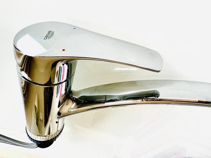 Mélangeur de cuisine Grohe QuickFix Start Chrome, Enlèvement, Comme neuf, Chrome, Robinet