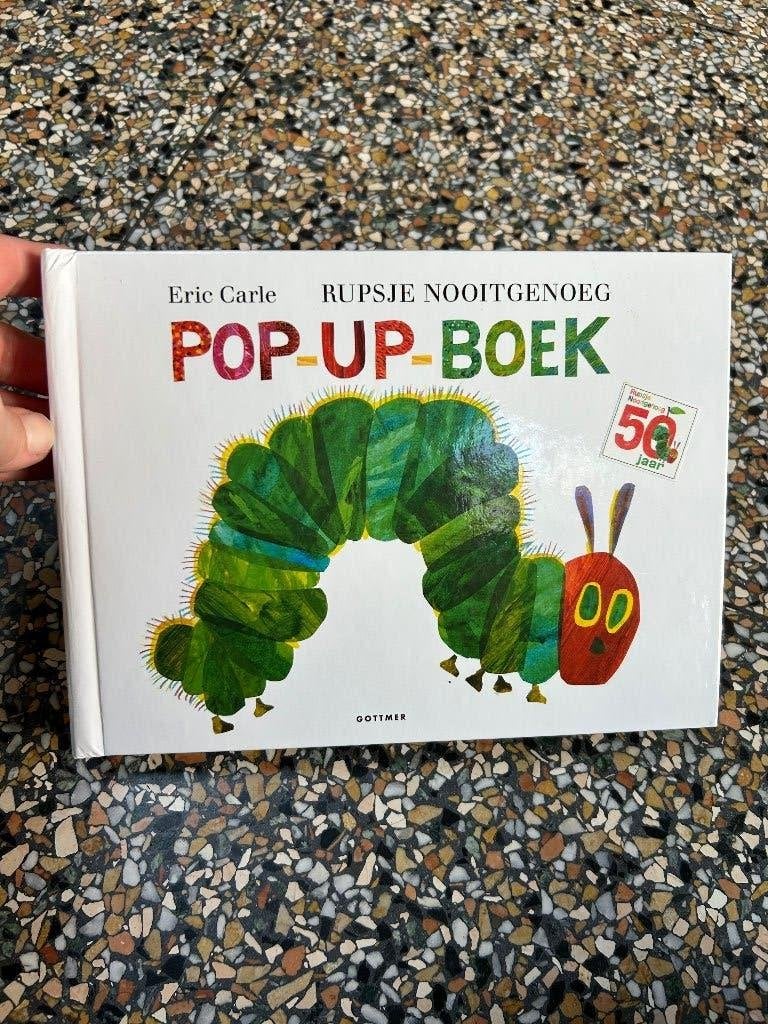 Kinderboek Pop-Up Rupsje Nooitgenoeg, Ophalen of Verzenden, Gelezen, Uitklap-, Voel- of Ontdekboek, 2 tot 3 jaar