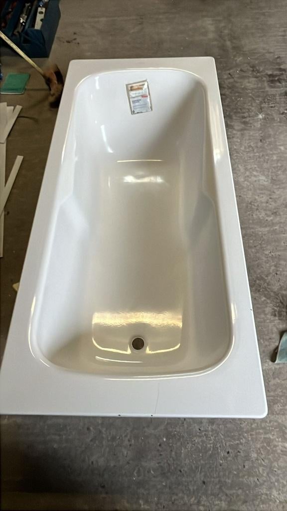 Bad staal gelakt 180x80 met kleine schade, Ophalen, Zo goed als nieuw, Bad
