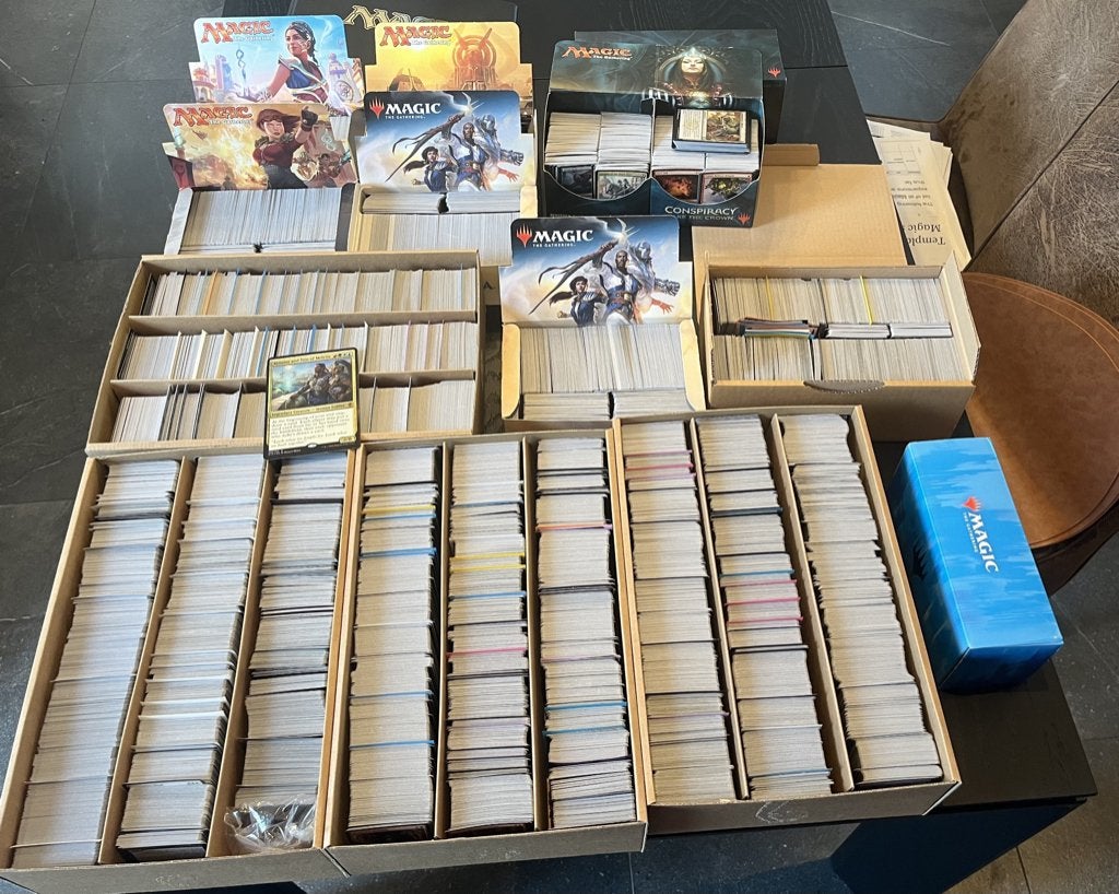 Groot lot Magic the Gathering kaarten, Enlèvement, Comme neuf, Plusieurs cartes, Foil