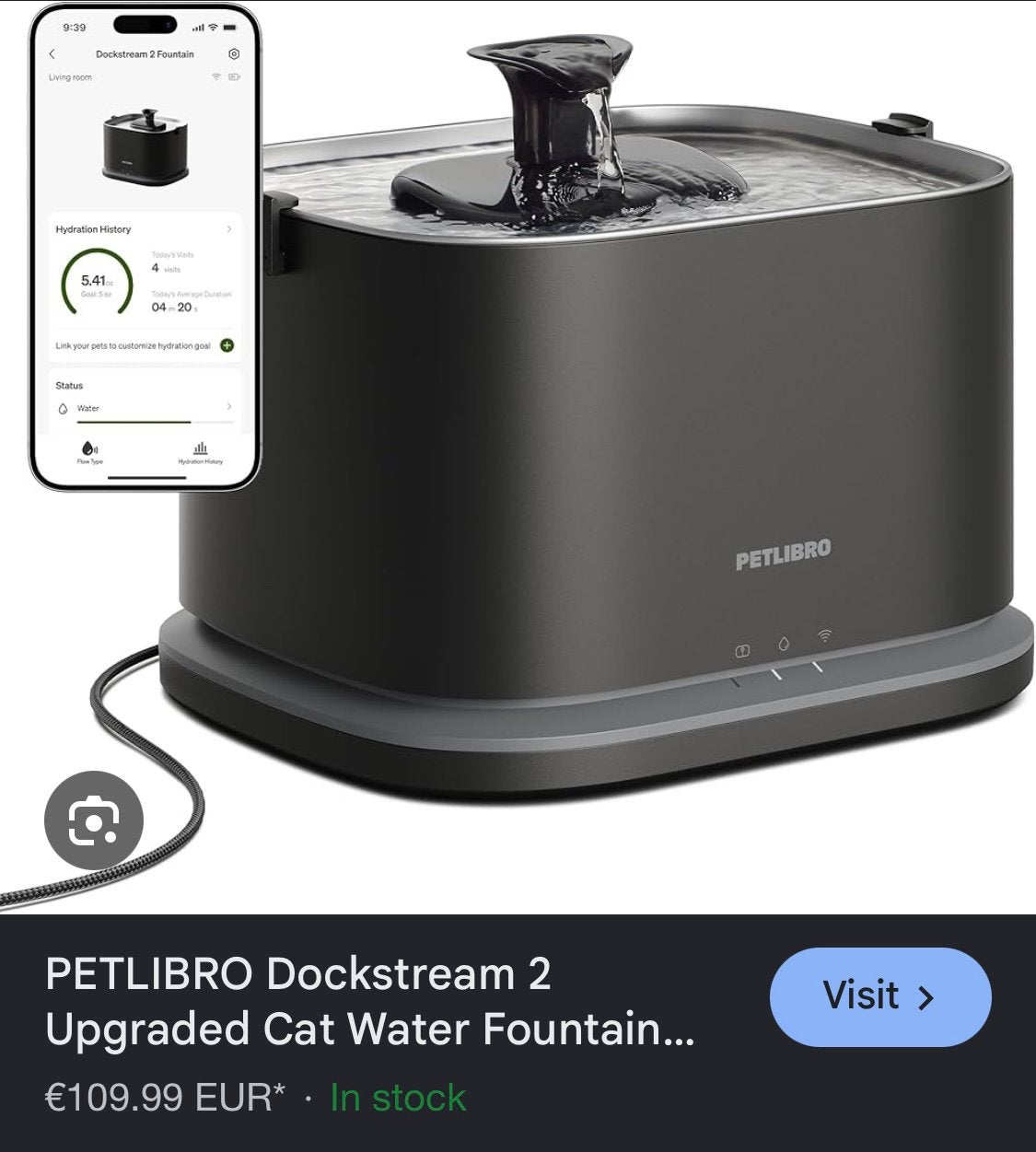 fentaine de eau pour chat NEUF, Enlèvement ou Envoi, Comme neuf
