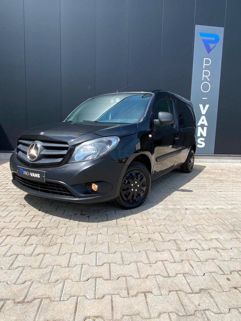 Mercedes Citan Lichte Vracht|Airco|Schuifdeur|Elek Ramen|BTW, Auto's, Voorwielaandrijving, Stof, 4 cilinders, Zwart