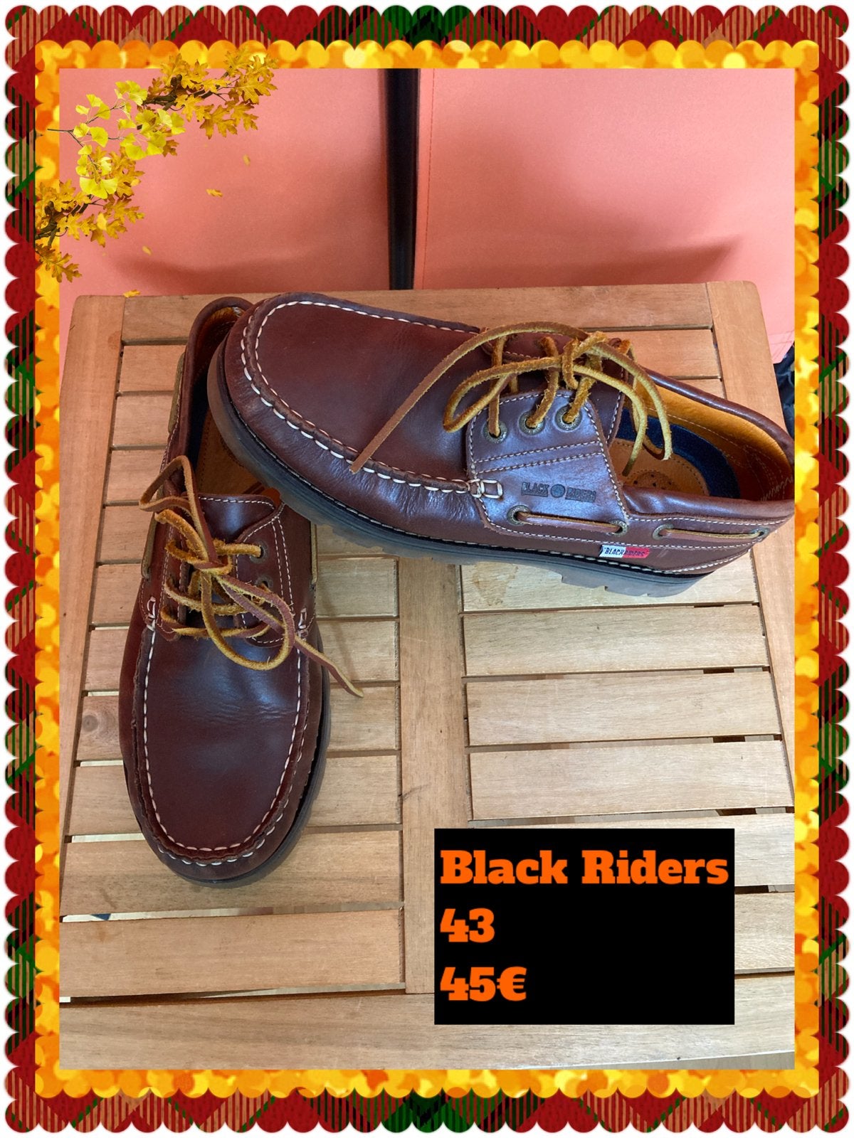 Herenschoenen 43. Black Riders, Kleding | Heren, Loafers, Bruin, Ophalen of Verzenden, Zo goed als nieuw