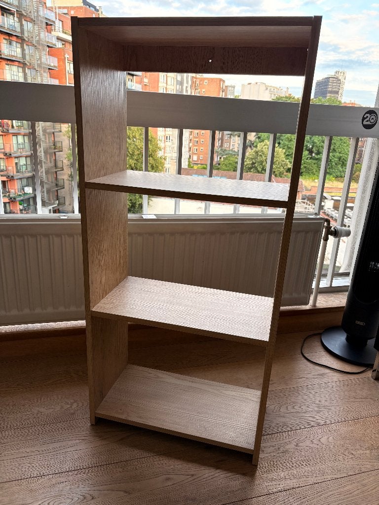 Étagère bois clair 4 niveaux, Bois, Démontable, Comme neuf, Enlèvement