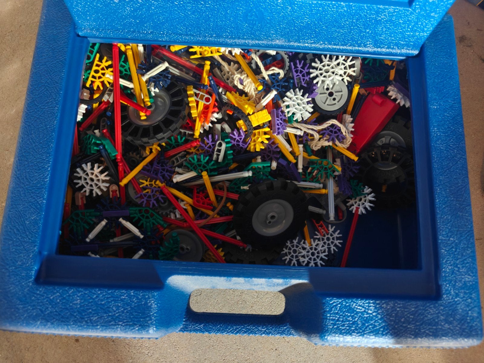 knex doos met onderdelen, Ophalen, Gebruikt, K'nex