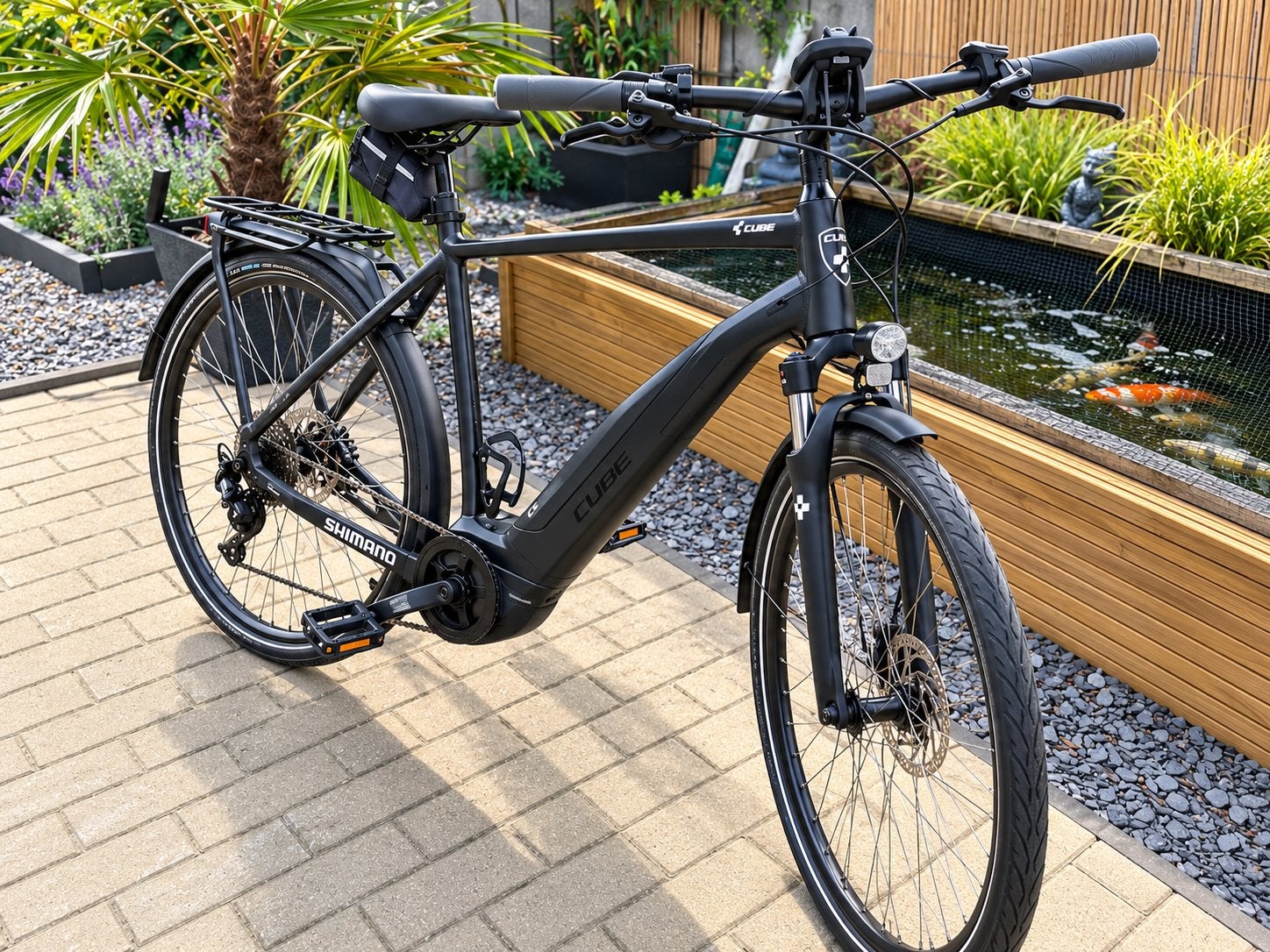 Cube touring hybrid pro met 2 batterijen!, Fietsen en Brommers, Ophalen, Zo goed als nieuw, Cube