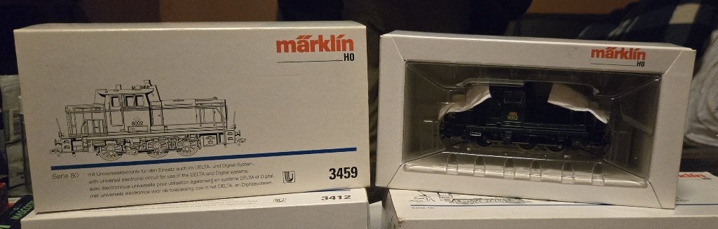 Locomotive Diesel Märklin Serie 80 3459, Analogique, Enlèvement ou Envoi, Courant alternatif, Comme neuf