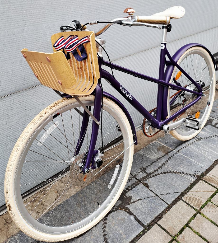Trekking VÉLOSOPHY quasi neuf _50km prix 700€048981/3734, Fietsen en Brommers, Fietsen | Dames | Omafietsen, Ophalen, 53 tot 56 cm