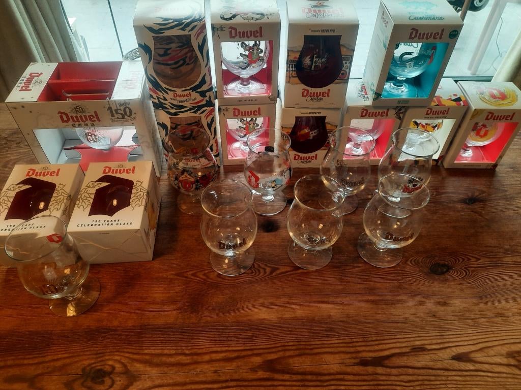 DUVEL glazen - allerhande collecters, Verzamelen, Ophalen, Duvel
