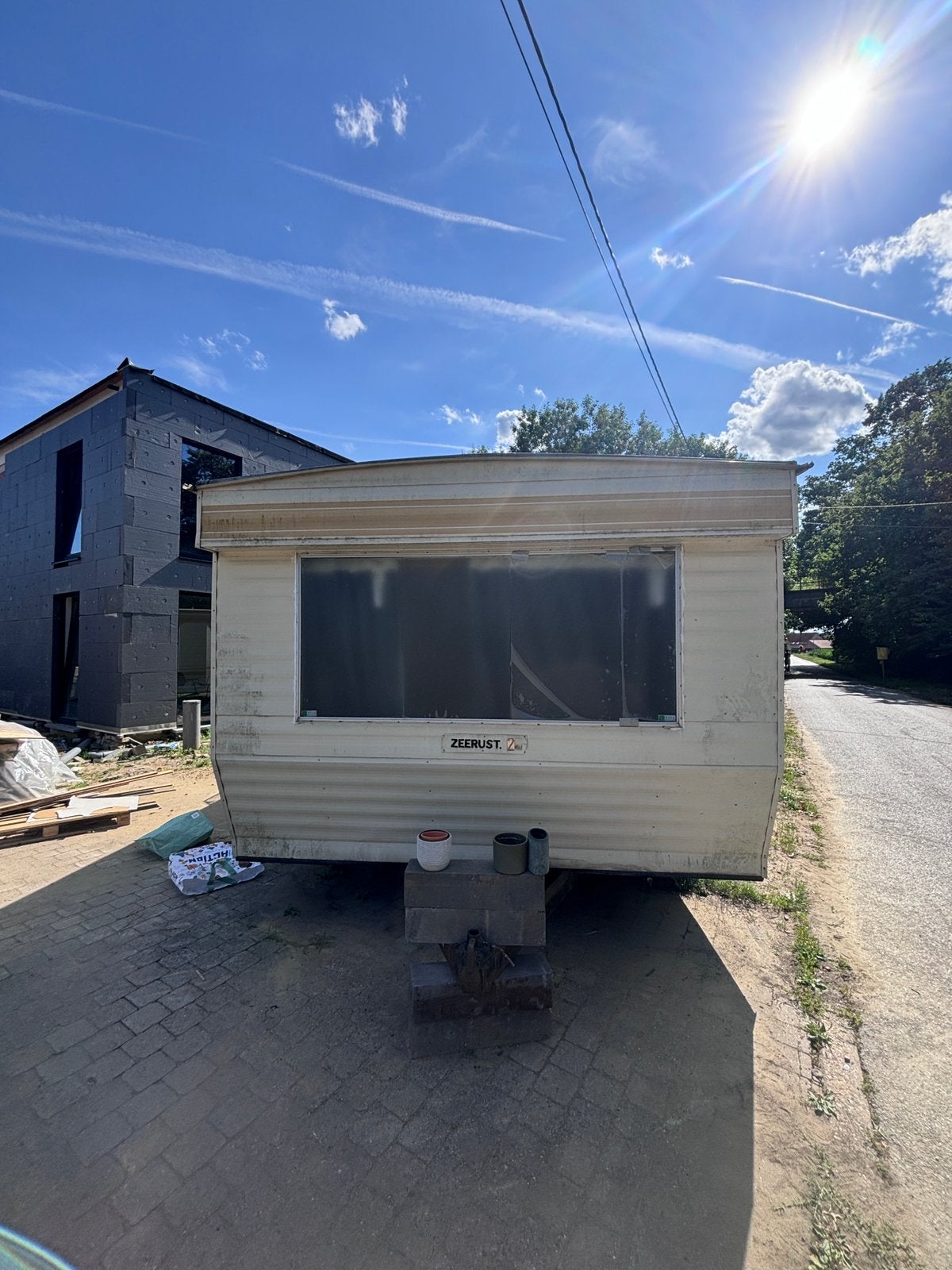 Te renoveren stacaravan te koop, Caravans en Kamperen, Stacaravans, Tot en met 2