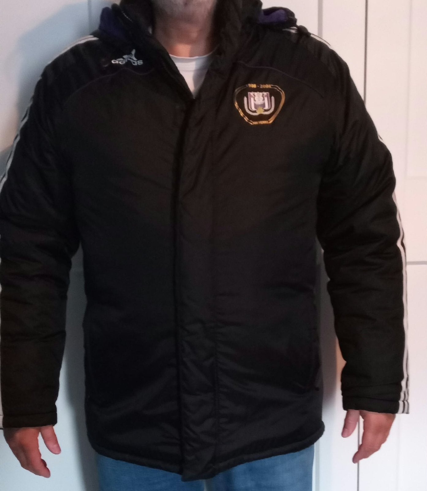 Veste vintage RSC ANDERLECT, centenaire (1908/2008), Enlèvement ou Envoi, Comme neuf