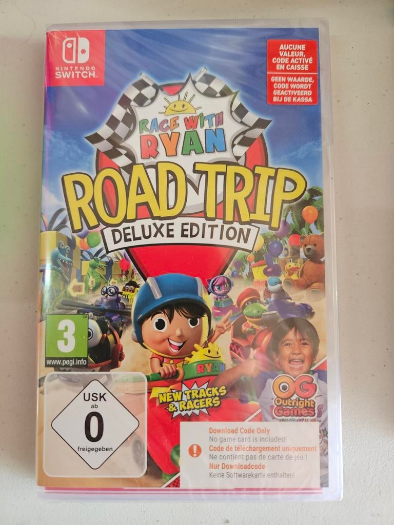 Race With Ryan Road Trip Deluxe Edition Nintendo Switch new, Games en Spelcomputers, Ophalen of Verzenden