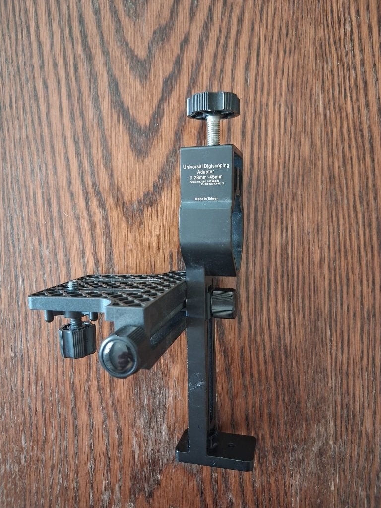 digiscoping adapter voor telescoop of verrekijker, Hobby en Vrije tijd, Ophalen of Verzenden, Zo goed als nieuw