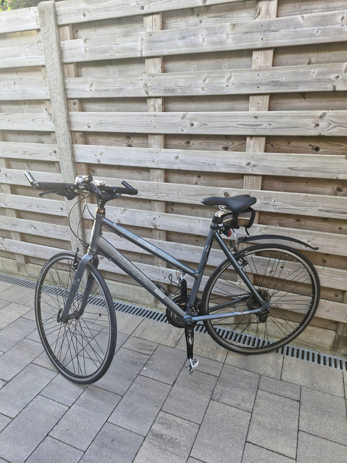 sport fiets voor dames grijs Norta fitness LRC F80, Fietsen en Brommers, Velgrem, Zo goed als nieuw, Ophalen, Overige merken