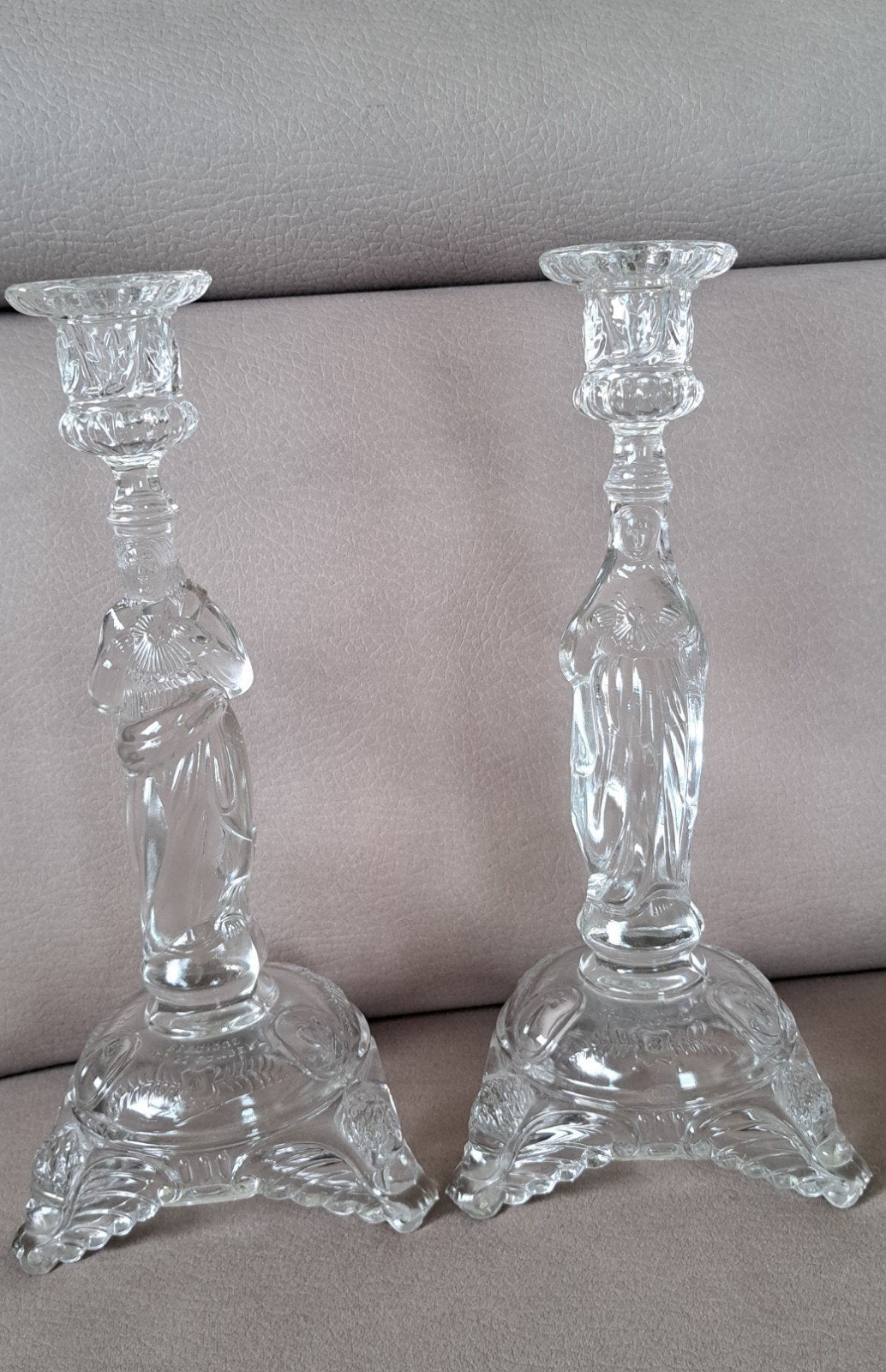 Heiligenkandelaars, Ophalen of Verzenden, Glas