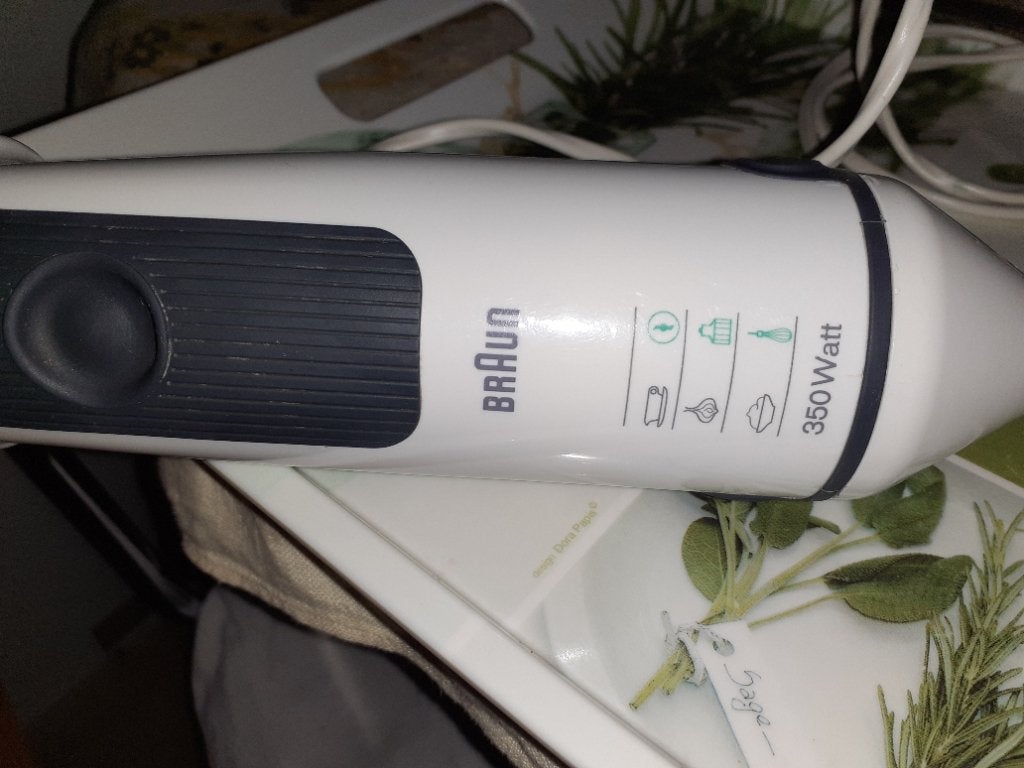 Handmixer Braun Rvs, Elektronische apparatuur, Ophalen, Zo goed als nieuw, Vaatwasserbestendig
