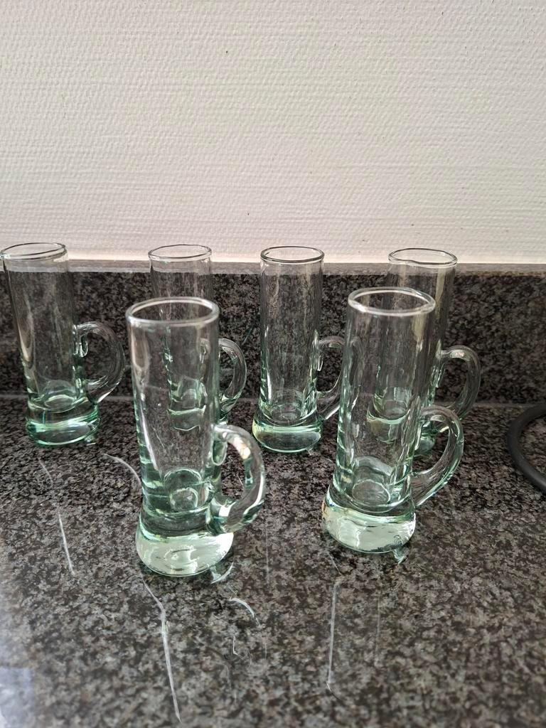 Genever en porto sherry  glazen, Collections, Verres & Petits Verres, Enlèvement