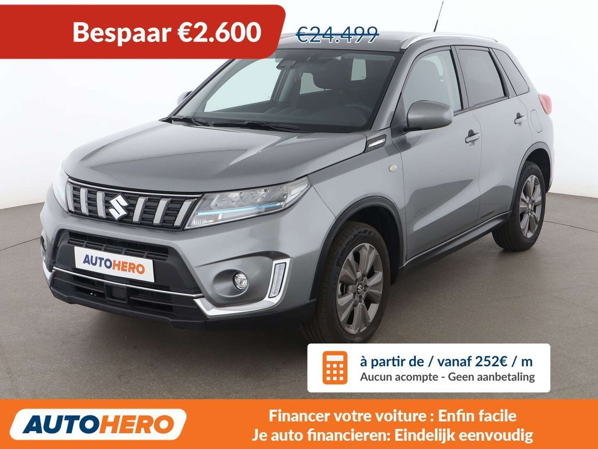 Suzuki Vitara 1.5 Dualjet Hybrid Comfort 4x2 (automatique), Autos, Argent ou Gris, Achat, Euro 6, 116 ch
