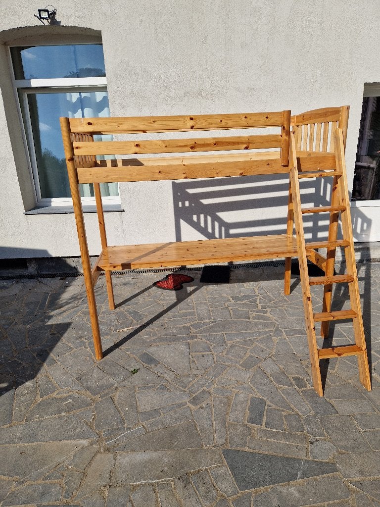 lit mezzanine avec bureau intégré, Enfants & Bébés, Chambre d'enfant | Lits superposés & Lits mezzanines, Enlèvement, Utilisé