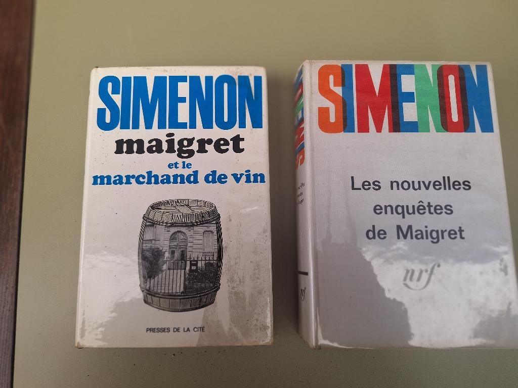 roman, Envoi, Utilisé, Georges Simenon
