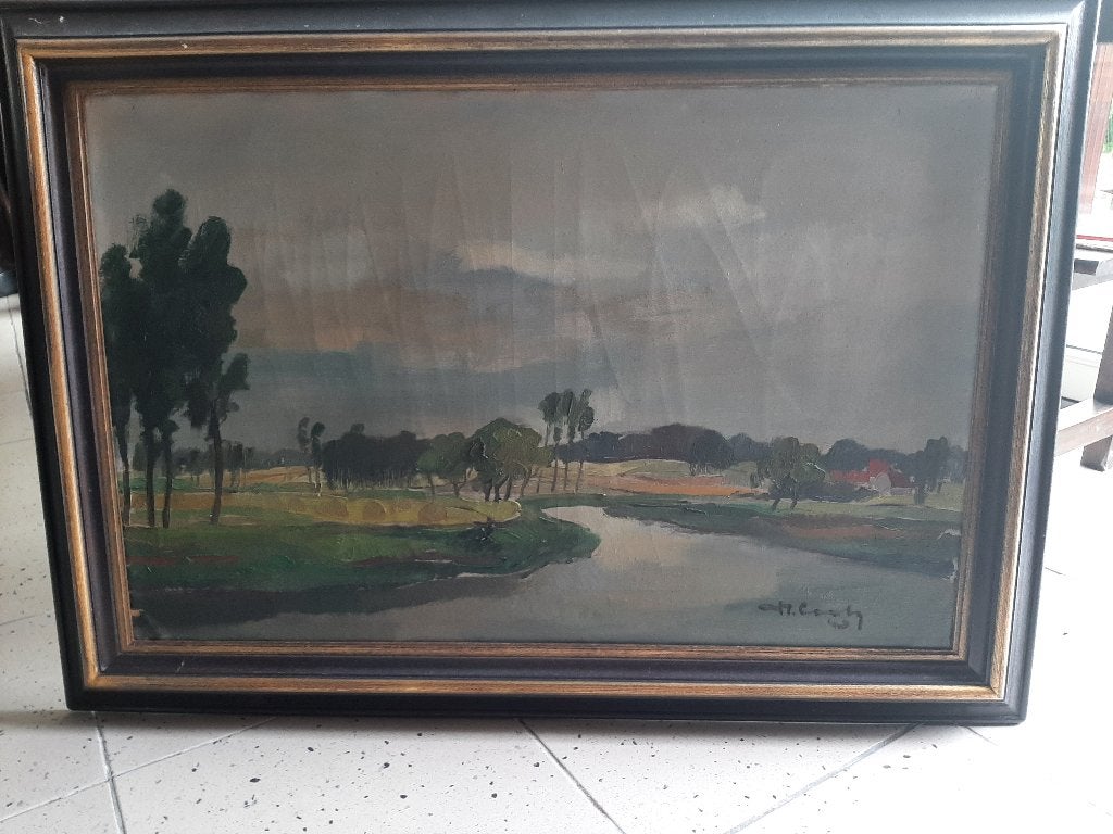 Lot de peintures 9 pièces, Antiquités & Art, Art | Peinture | Classique, Autres sujets, Autres techniques, Œuvre originale, Enlèvement
