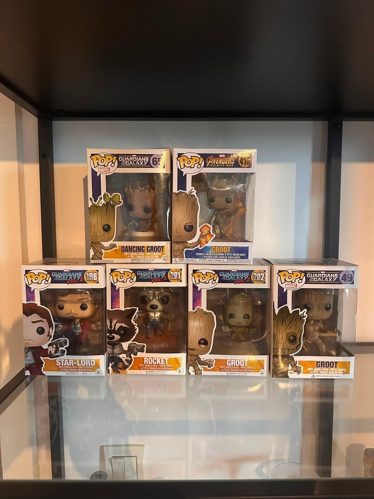 Lot 6 Funko Pop Marvel Gardiens de la Galaxie, Enlèvement, Comme neuf, Fantasy
