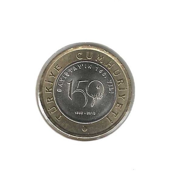 Turkije, 1 Lira 2012, 150 Years of th Court., Ophalen of Verzenden, Zuidoost-Azië, Losse munt