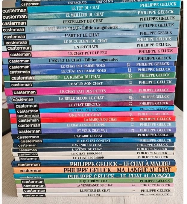 Collection 35 BD Le Chat de Geluck, Philippe Geluck, Série complète ou Série, Comme neuf, Enlèvement