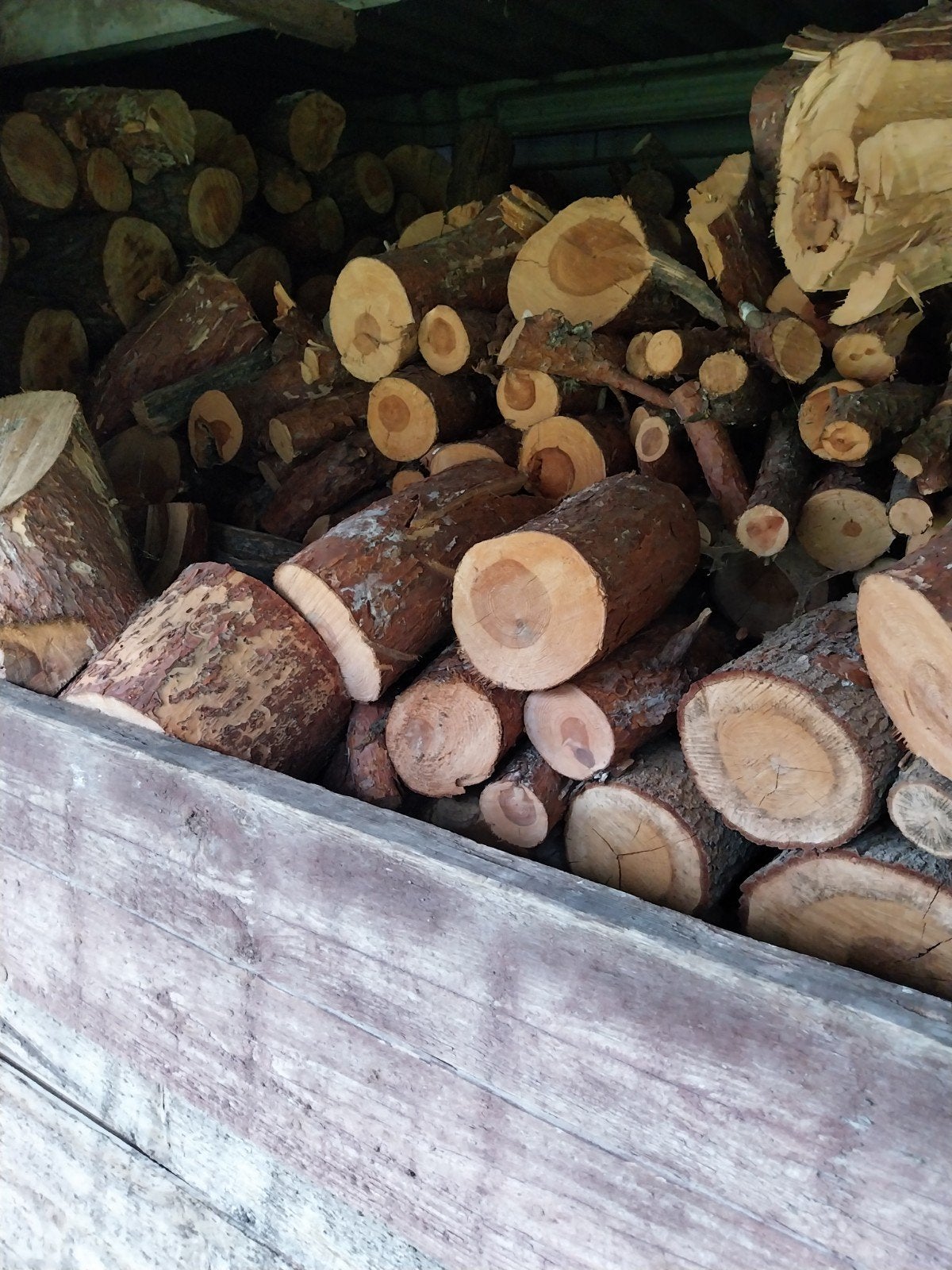 Kachel hout, Enlèvement