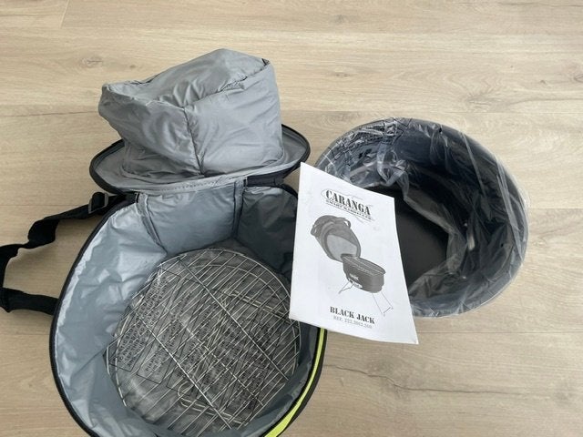 Caranga Black Jack compacte Barbecue – nieuw in de doos, Caravanes & Camping, Enlèvement, Neuf