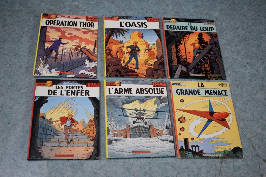 lot 6 strip stripboek lefranc top conditie, Ophalen of Verzenden, Zo goed als nieuw