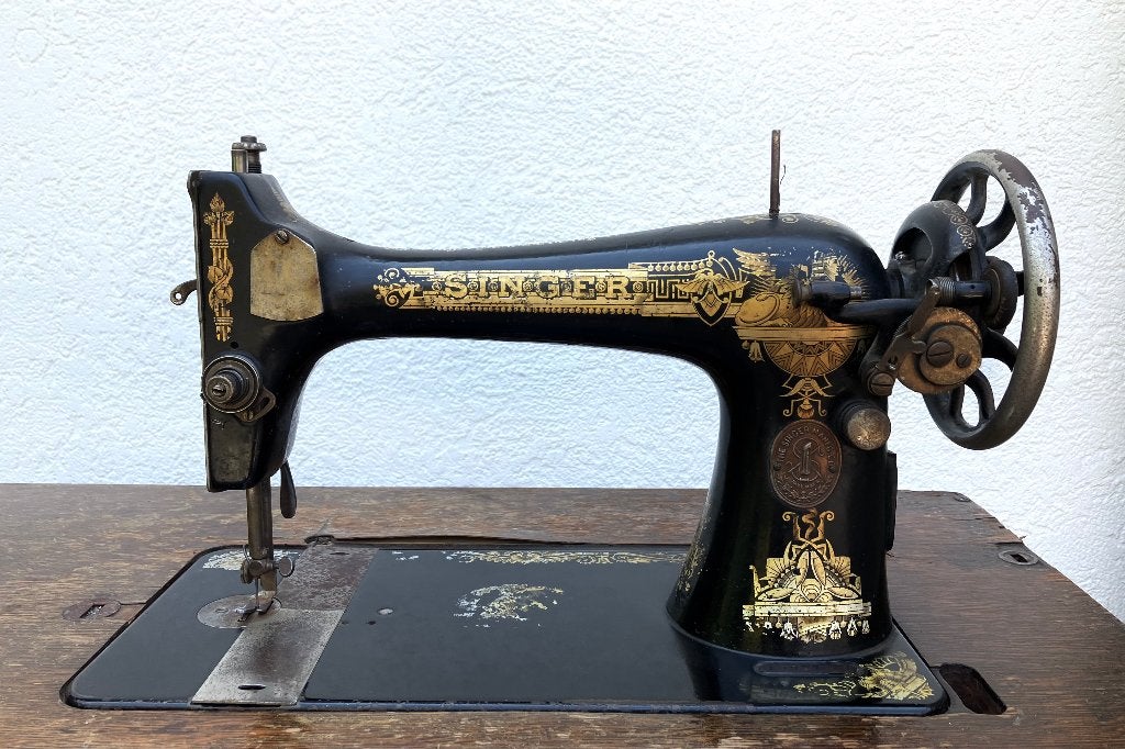 Singer naaimachine antiek, Antiek en Kunst, Ophalen