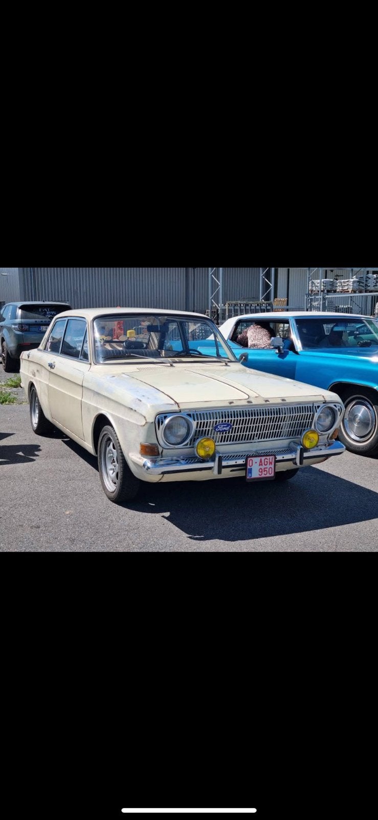 Te koop ford taunus 12m p6 van 1969, Autos, Oldtimers & Ancêtres, Particulier, Ford, Essence, Coupé, 2 portes, Boîte manuelle