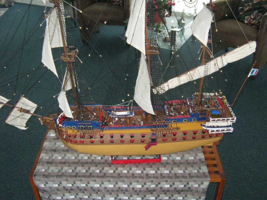 Scheepsmodel.  FRANS GALJOEN., Hobby & Loisirs créatifs, Enlèvement, Comme neuf