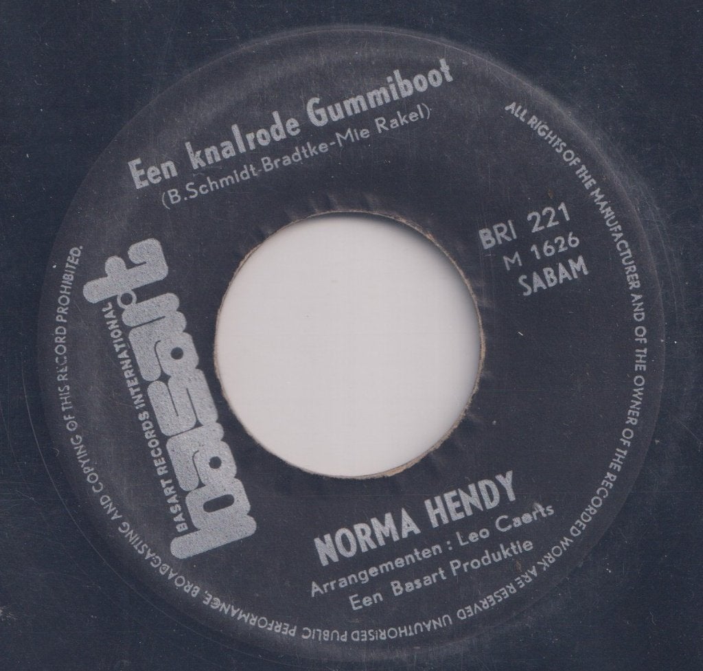 Norma Hendy – Een knalrode gummiboot - Single, Cd's en Dvd's, Vinyl Singles, Ophalen of Verzenden, Gebruikt, 7 inch, Nederlandstalig