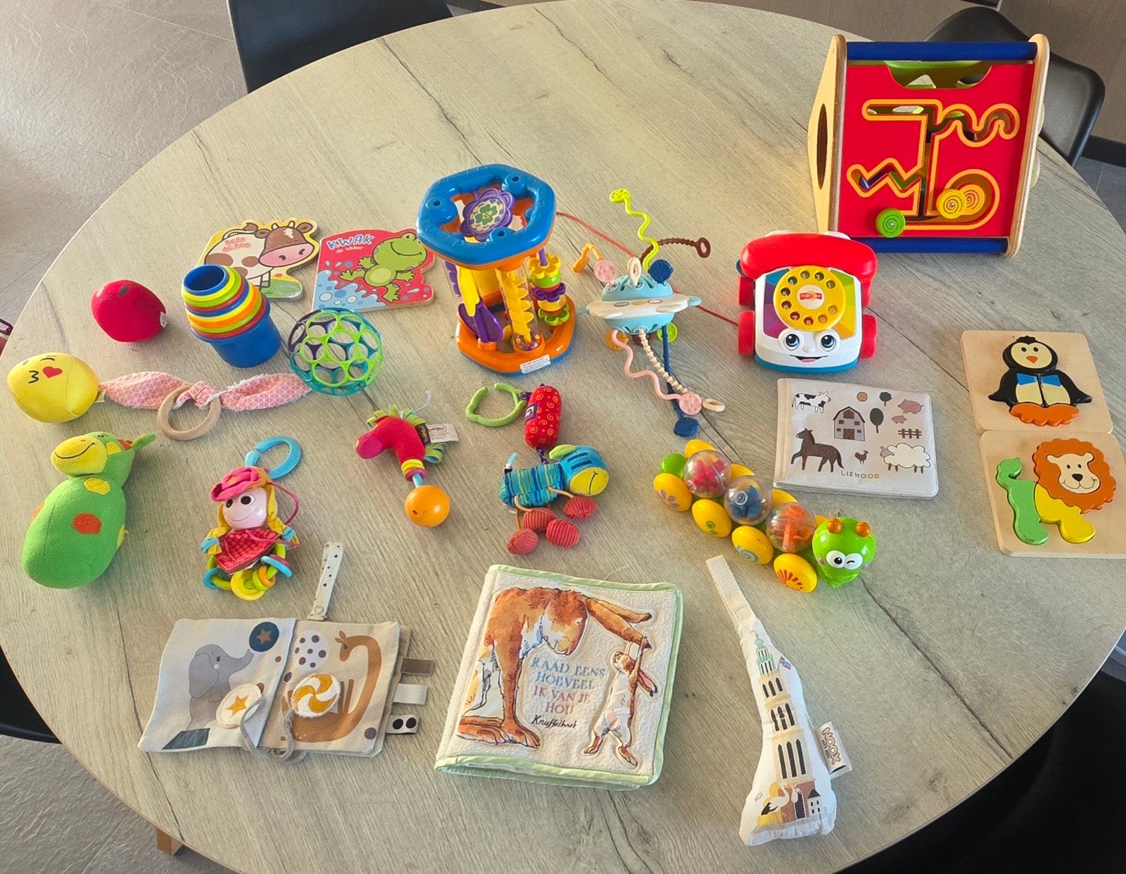 Groot Baby & Peuter Speelgoedpakket (oa Fisher-Price, Hout), Ophalen