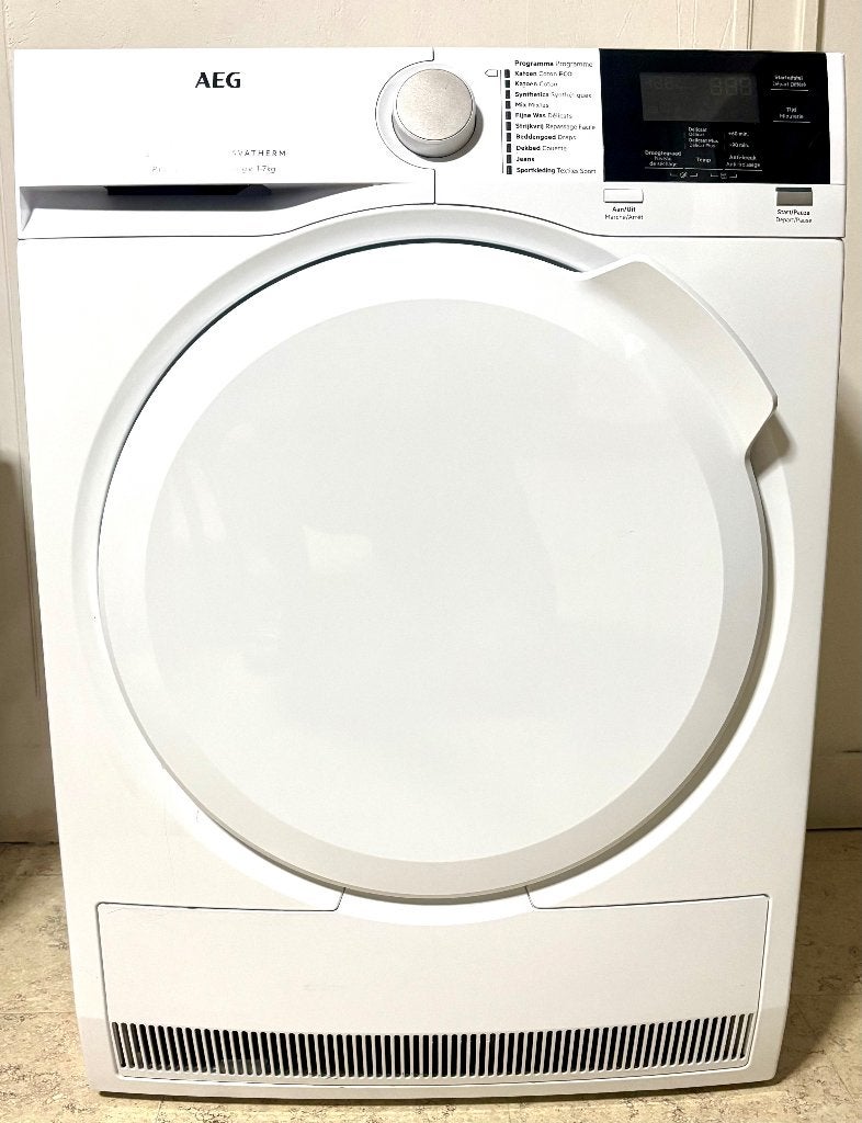droogkast Aeg met waterbak, Elektronische apparatuur, Droogkasten, Ophalen, 6 tot 8 kg, Anti-kreukfase, Bovenlader