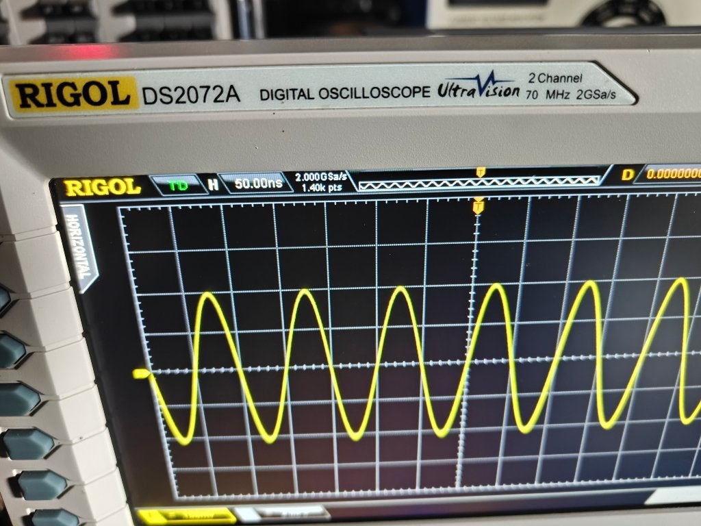 rigolds2072a oscilloscoop 70mhz, Bricolage & Construction, Enlèvement, Utilisé, Autres appareils de mesure ou compteurs
