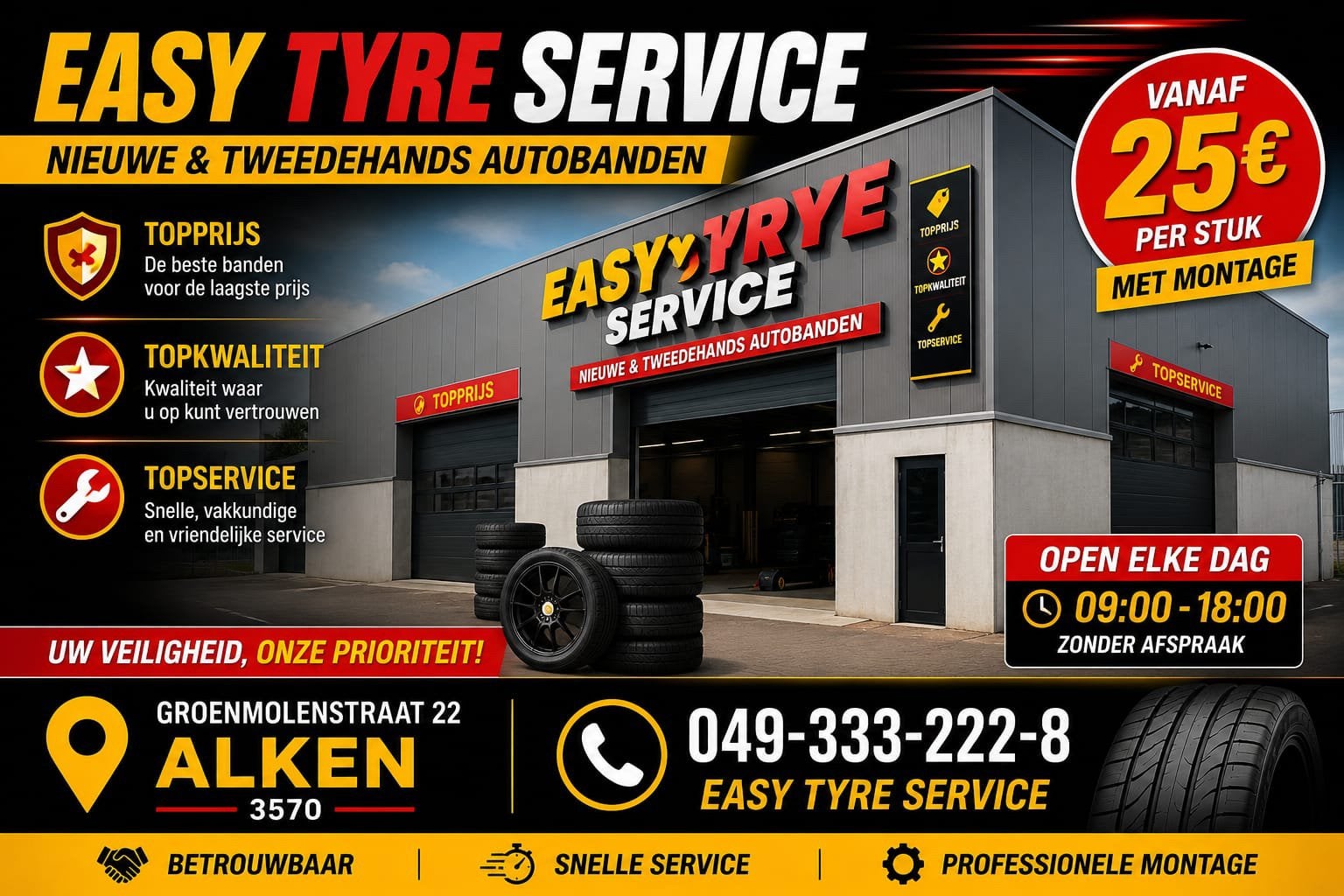 NIEUWE & TWEEDEHANDS AUTOBANDEN, Ophalen of Verzenden